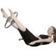 Anel Tonificador Arco Adultor Flexível para Pilates Convoy Sports Cinza
