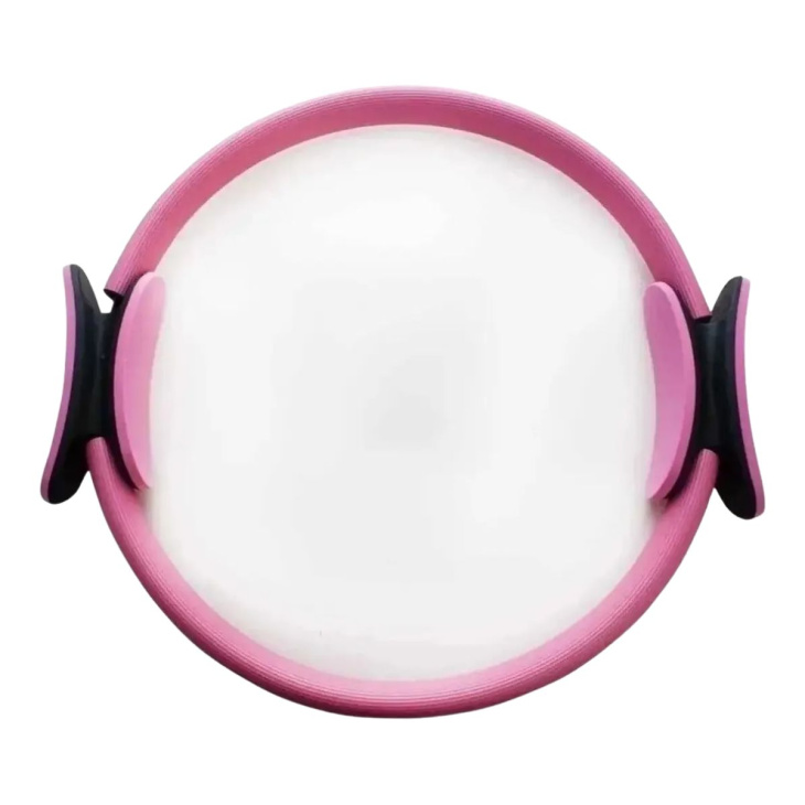 Anel Tonificador Arco Adultor Flexível para Pilates Convoy Sports Rosa