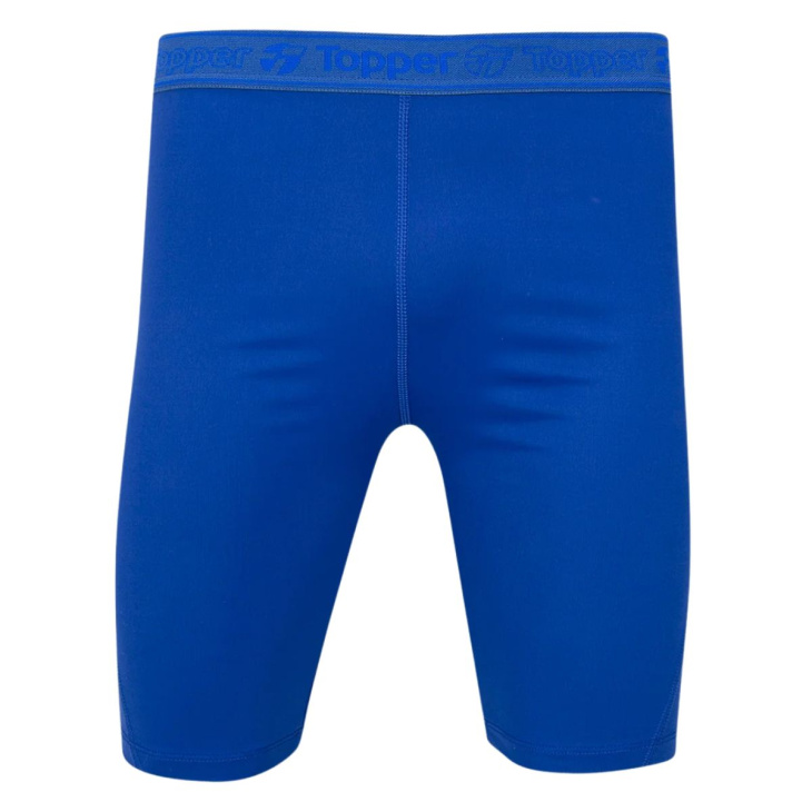 Bermuda Térmica Topper Compressão Poliamida New Azul