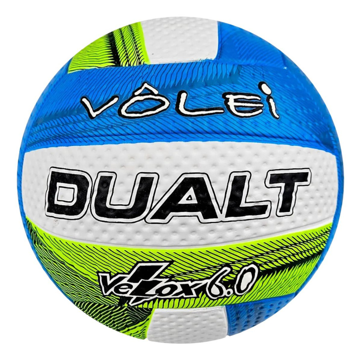 Bola Beach Volei Dualt 6.0 Velox Techfusion Branco-Verde