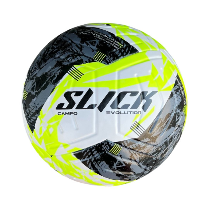 Bola Campo Dualt Slick Evolution M2 Preto-Amarelo
