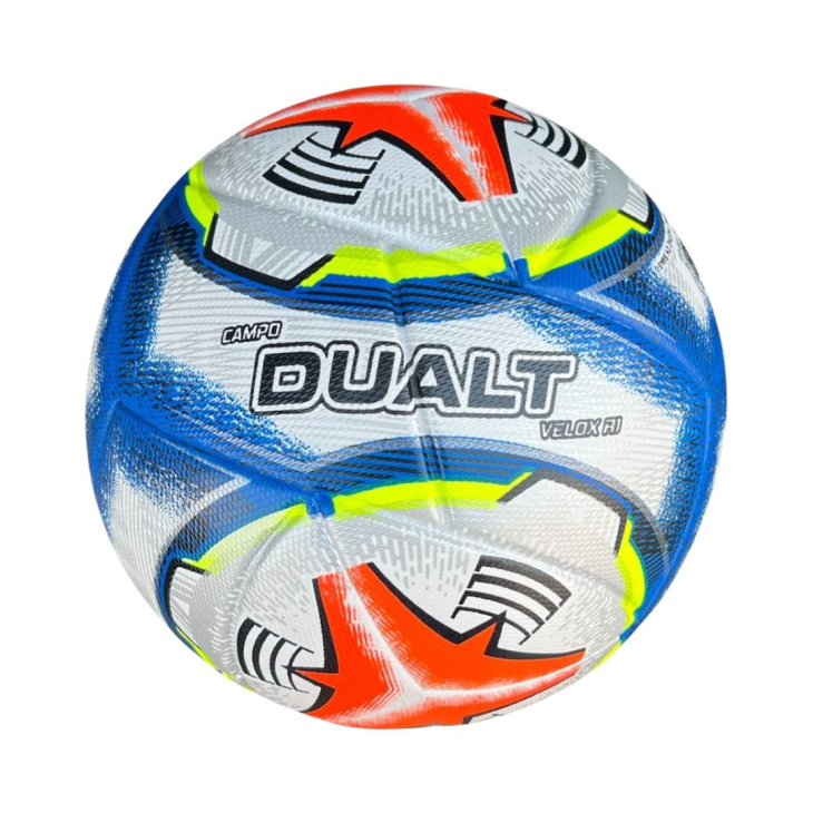 Bola Campo Dualt Velox R1 TechFusion Branco-Azul