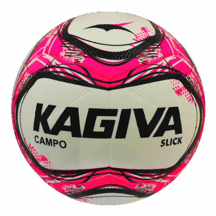 Bola Futebol Campo Kagiva Slick Oficial Rosa