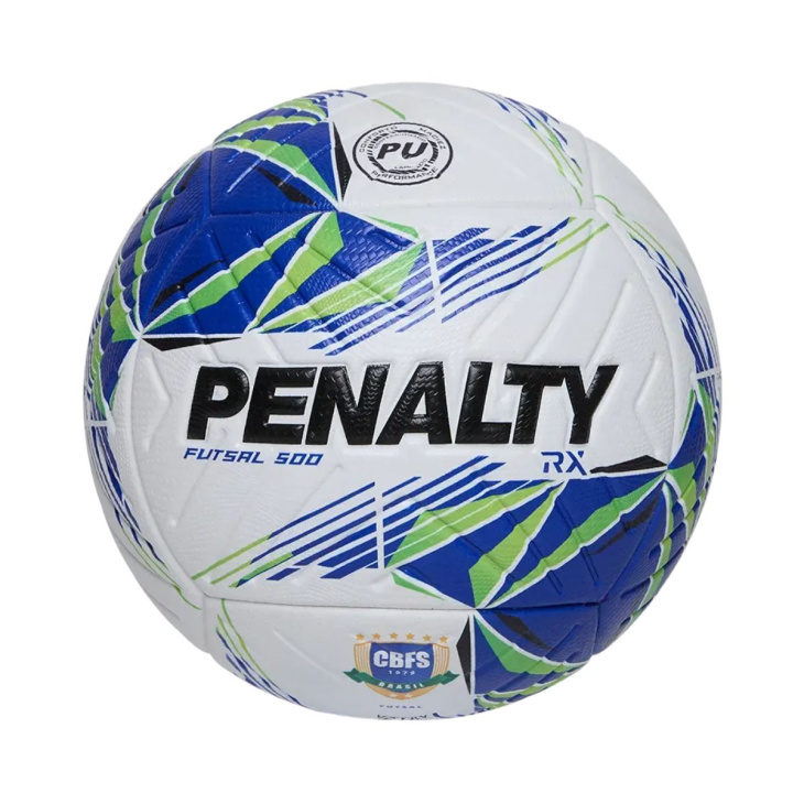 Bola Futsal Penalty Rx 500 XXVI Branco-Verde