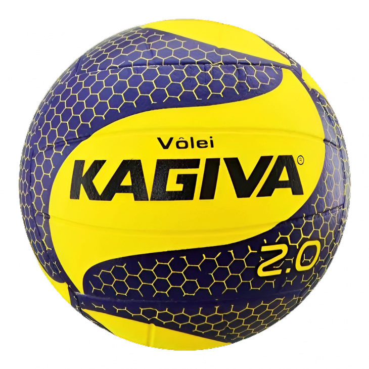 Bola Kagiva Volei 2.0 Amarelo/Azul