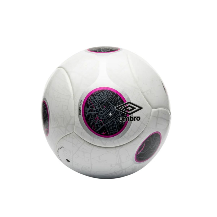 Bola Society Umbro Dynamic Branco-Preto-Pink
