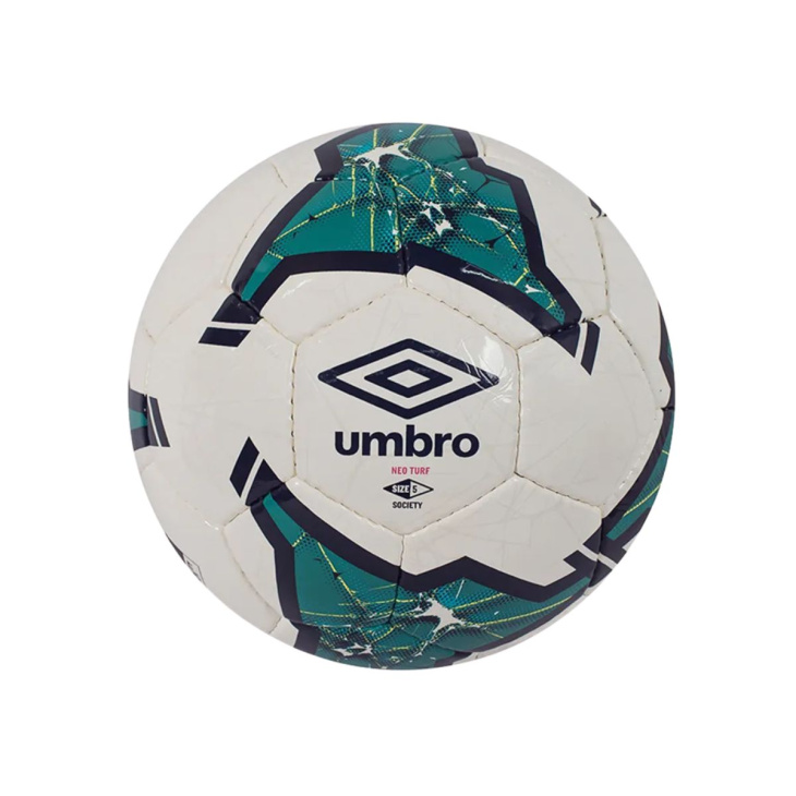 Bola Society Umbro Neo Turf Latex Branco-Verde