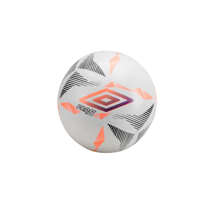 Bola Umbro Futsal Pro 5 Branco-Coral