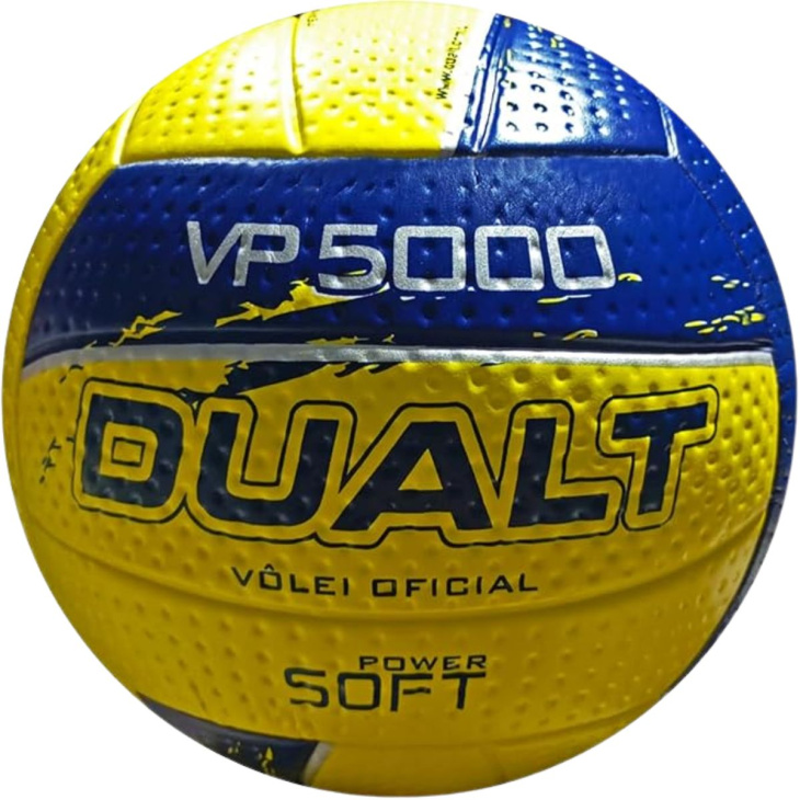 Bola Volei Dualt VP 5000 Oficial Amarelo-Azul