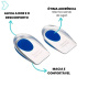 Calcanheira Convoy Sport em Silicone e Gel - Par Tamanho 35-40