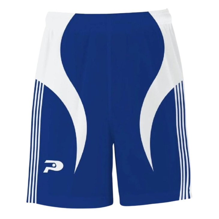 Calção Placar Masculino Casual Futebol Estampado Bariri Royal-Branco
