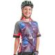 Camisa Ciclista Poker Feminina Manga Curta Jewel II Com Ziper CGRP