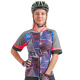 Camisa Ciclista Poker Feminina Manga Curta Jewel II Com Ziper CGRP