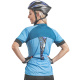 Camisa Ciclista Poker Feminina Manga Curta Jewel II Com Ziper CGAP