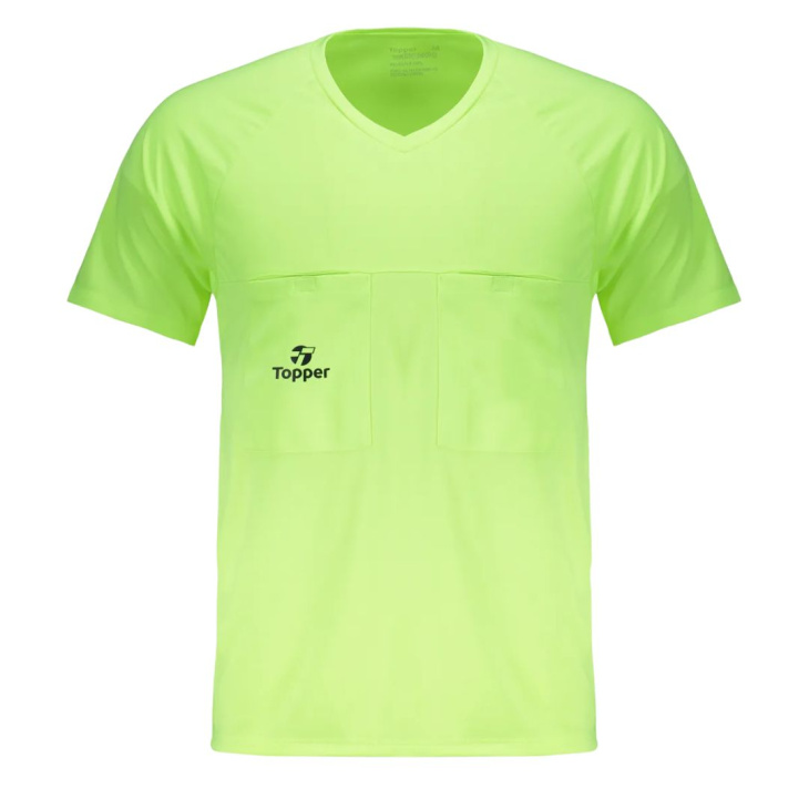 Camisa de Árbitro Topper Classic Verde Limão