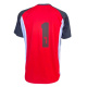 Camisa Goleiro Placar Manga Curta Número 1 Camanducaia Vermelho
