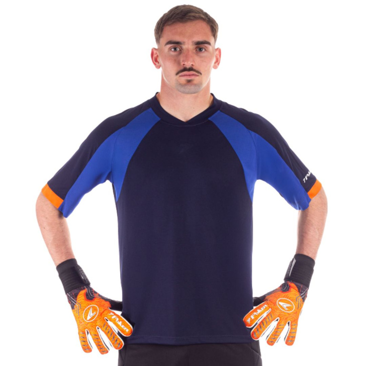Camisa Goleiro Poker Manga Curta Guardião Número 12 Marinho