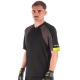 Camisa Goleiro Poker Manga Curta Guardião Número 12 Preta