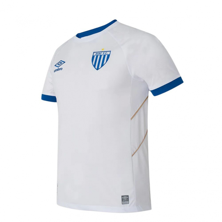 Camisa Masculina Umbro Avai Of. 2 2023 Classic S/N Branco-Azul 232