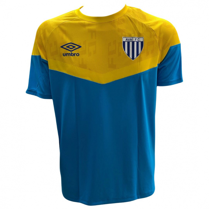 Camisa Masculina Umbro Avai Treino 2023 Celeste