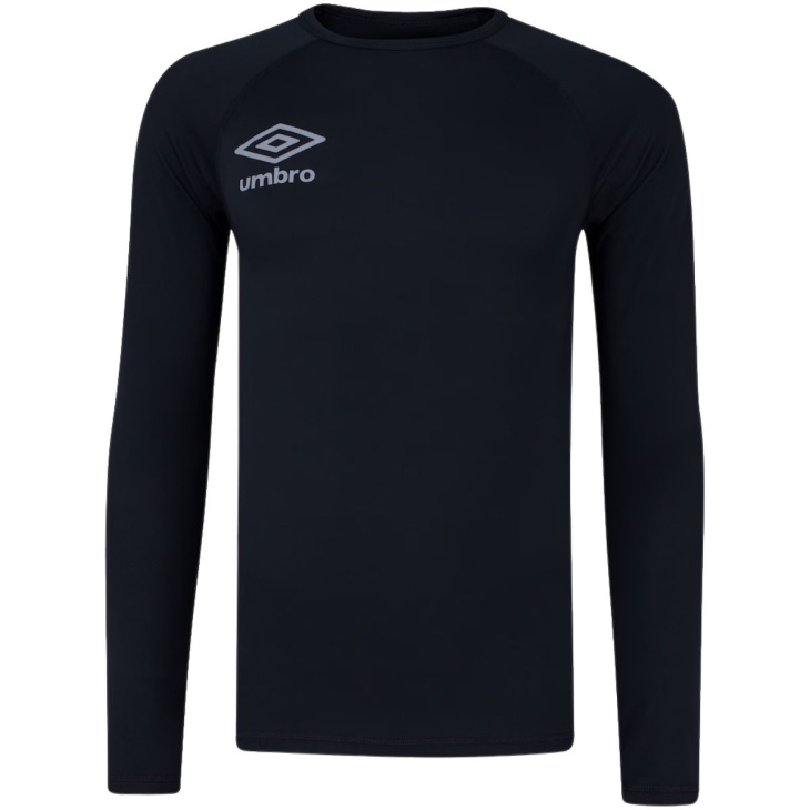 Camisa Masculina Umbro Manga Longa Diamond Basic Preta