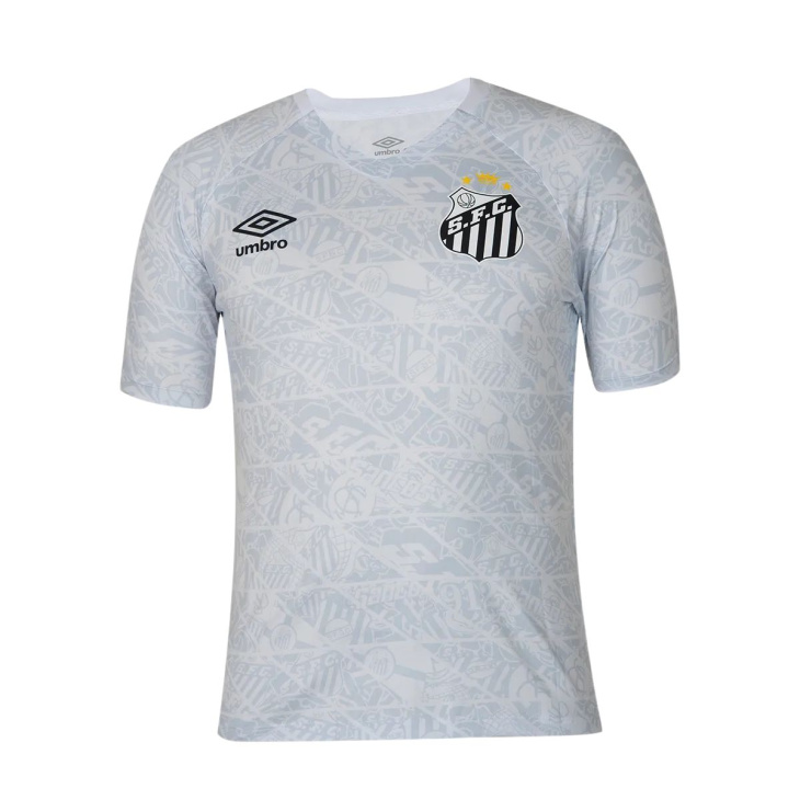 Camisa Oficial Umbro Aquecimento Santos 2025