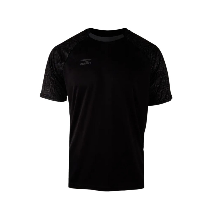 Camisa Penalty Futebol Futsal Bravo Preto