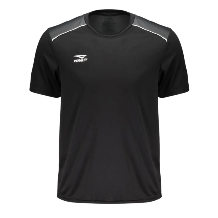 Camisa Penalty Futebol Futsal Shoulder Preto