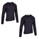 Camisa Térmica Kanxa Manga Longa Segunda Pele KX Preto