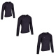 Camisa Térmica Kanxa Manga Longa Segunda Pele KX Preto