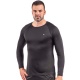 Camisa Térmica Poker Fator III Proteção UV 50+ Manga Longa Preta