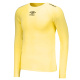 Camisa Umbro Térmica Compressão Manga Longa Clubes Amarela