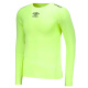 Camisa Umbro Térmica Compressão Manga Longa Clubes Amarelo Limão