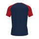 Camiseta Joma Academy T-Shirt Sleeve Azul-Vermelho