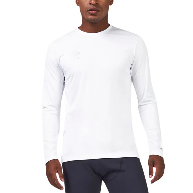 Camiseta Masculina Umbro Basic Manga Longa Proteção UV 222