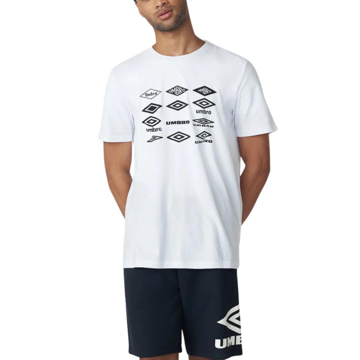 Camiseta Masculina Umbro Football Evolution Branco