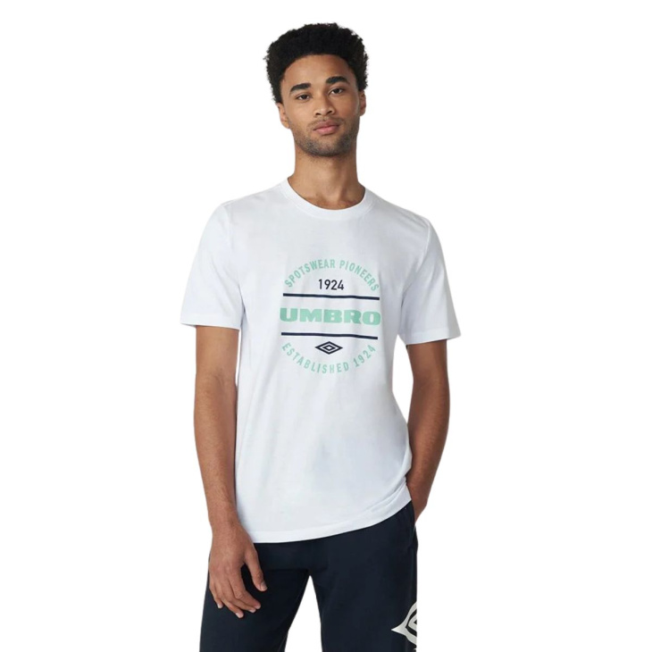 Camiseta Masculina Umbro Football Pioneers Branco