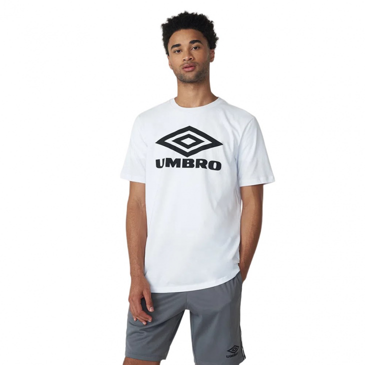Camiseta Masculina Umbro Large Logo Duo Branca
