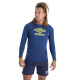 Camiseta Masculina Umbro Manga Longa Futevolei Graphic C Marinho