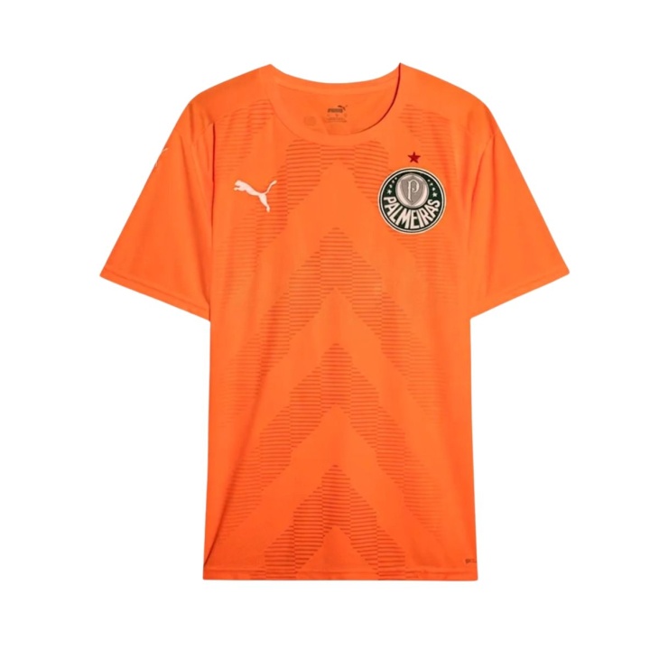 Camiseta Puma Palmeiras Promo GK Trird Jerse Laranja