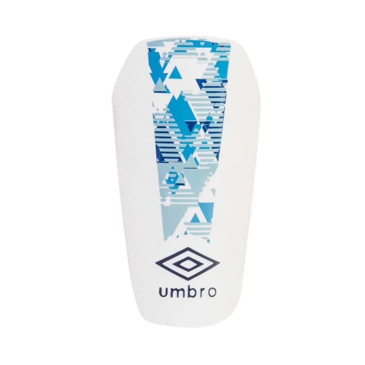 Caneleira Futebol Umbro Formation Guard NC Branco-Azul