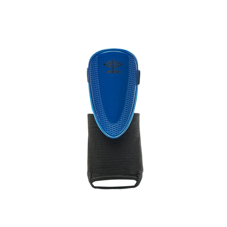 Caneleira Umbro Protection Juvenil C/ Tornozeleira Azul