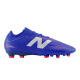 Chuteira Campo New Balance Tekela Team Low Laced Fg V5 Azul-Branco