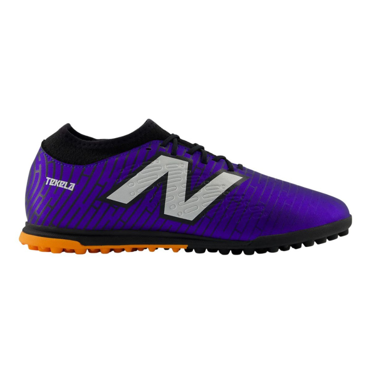 Chuteira Society New Balance Tekela Magique V4 Azul-Preto