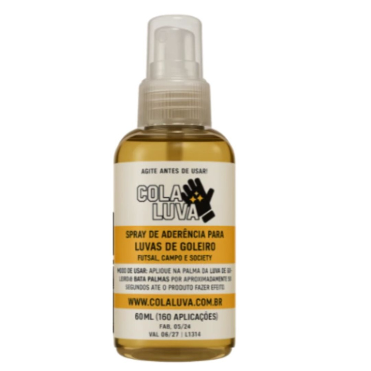 Cola Luvas - Grip Spray de Aderência Para Luvas de Goleiro