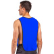 Colete Poker Liso Dry Slim Adulto Azul