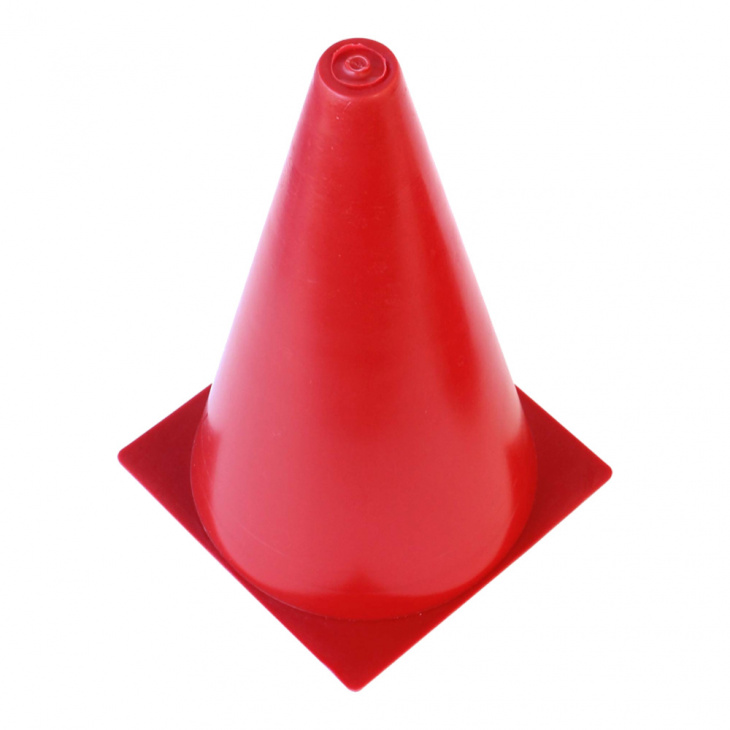 Cone de Marcação Poker Com 5 Unidades Vermelho