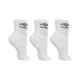 Kit 3 Pares de Meia Umbro Tripack Cano Curto Branco 34-38