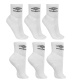 Kit 3 Pares de Meia Umbro Tripack Cano Curto Branco 34-38