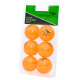 Kit 6  Bolas Penalty Tênis de Mesa XXIII (Ping Pong) Laranja